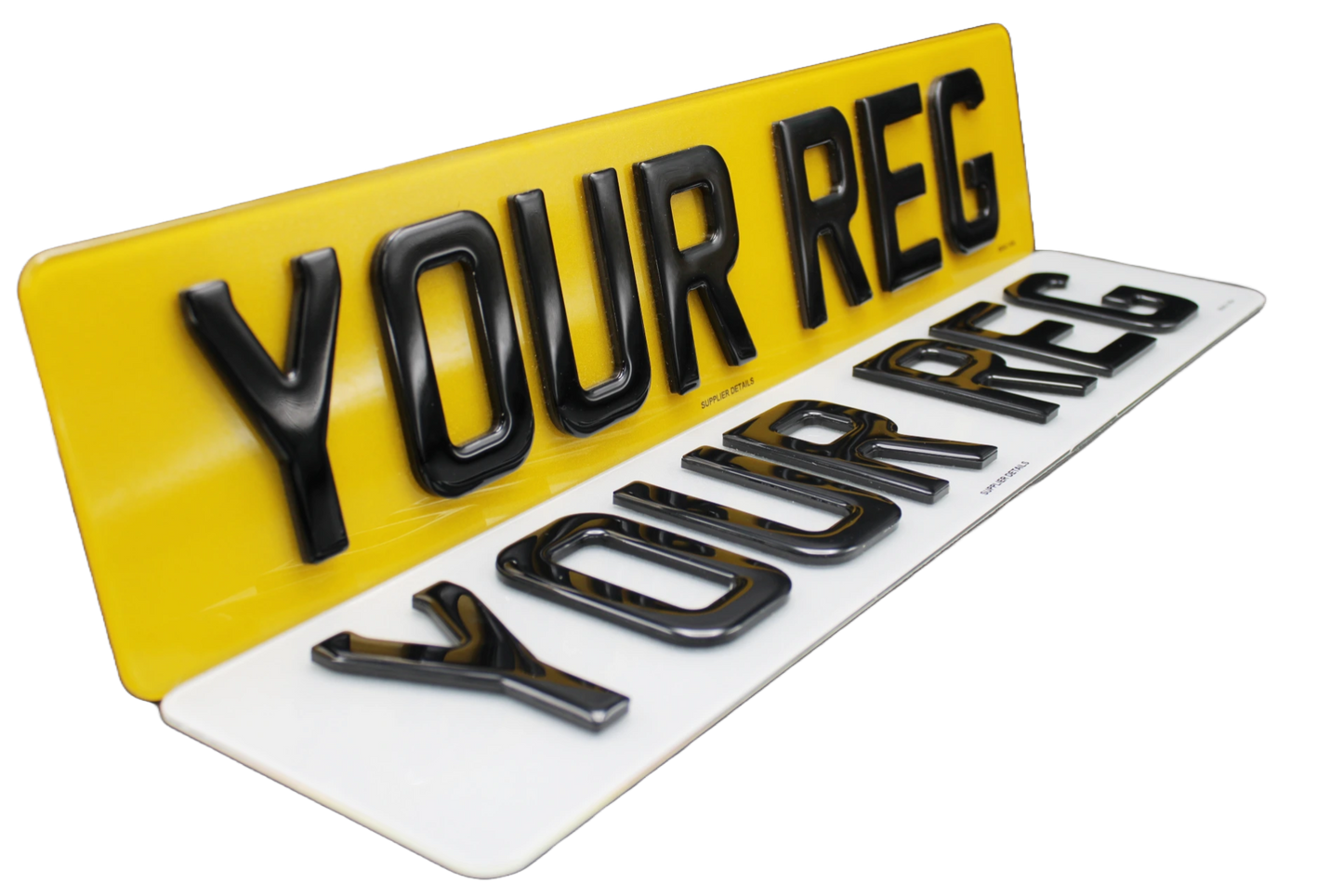 4D gel number plates