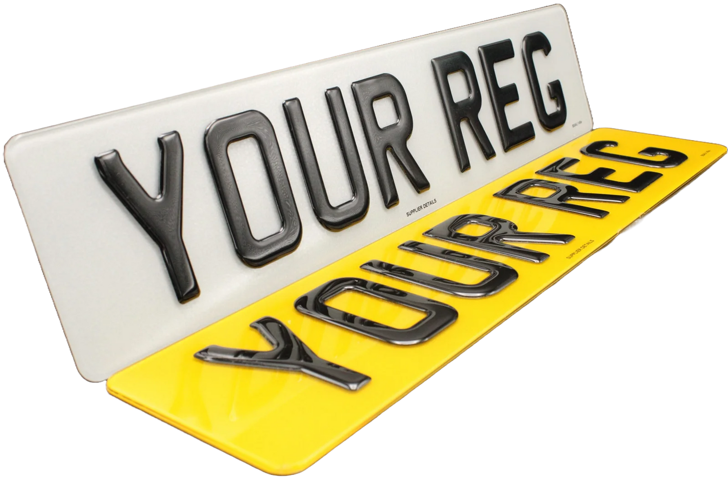 High Quality 3D Gel Number Plates